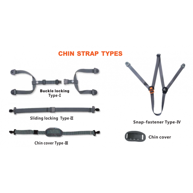 ELASTIC CHIN STRAP W/CHIN CUP, MODEL QB-AS-P5, P5