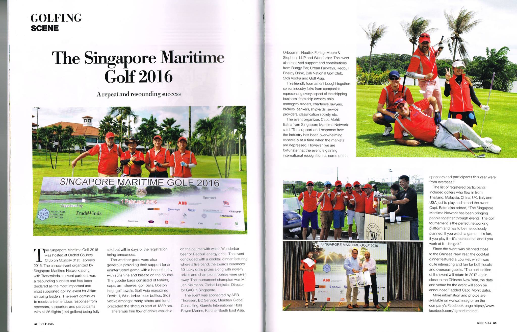 Singapore Maritime Golf 2016 - Golf Asia